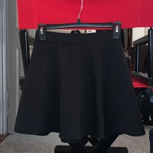 Black skater skirt